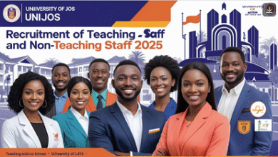 University of Jos (UNIJOS) Recruitment of Teaching and Non-Teaching Staff 2025