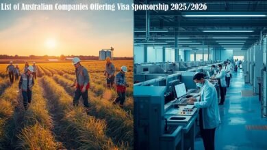 List of Australian Companies Offering Visa Sponsorship 2025/2026