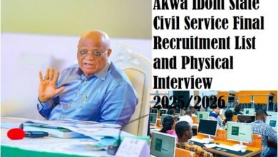 Akwa Ibom State Civil Service Final Recruitment List and Physical Interview 2025/2026